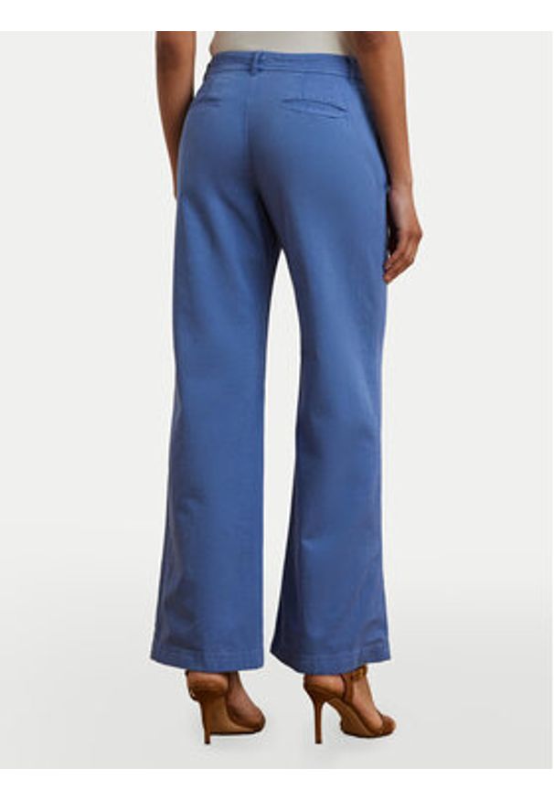 Lauren Ralph Lauren - LAUREN RALPH LAUREN Spodnie materiałowe 200965654003 Niebieski Regular Fit. Kolor: niebieski. Materiał: bawełna