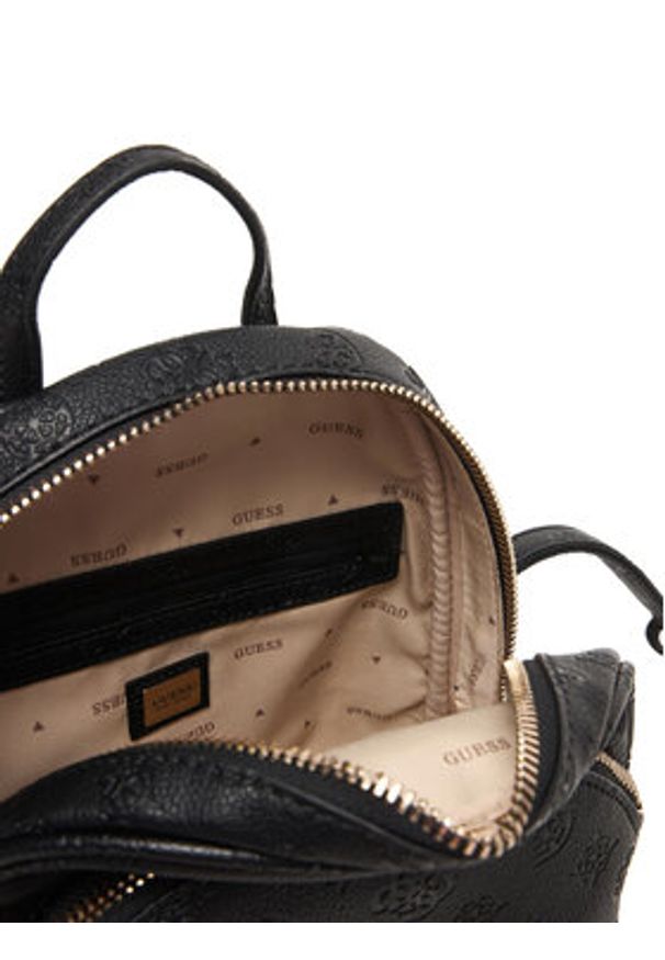 Guess Plecak HWPD71 18320 Czarny. Kolor: czarny. Materiał: skóra