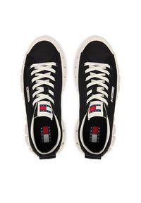 Tommy Jeans Sneakersy Tjw Flatform Chunky Sneaker EN0EN03036 Czarny. Kolor: czarny. Materiał: materiał #3