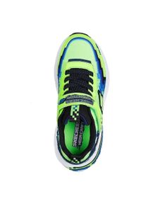 skechers - Adidasy Skechers Mega-craft 4k, Dzieci. Kolor: zielony. Materiał: materiał. Model: Skechers Sport. Sport: turystyka piesza