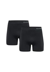 Bokserki Hummel Jack (x2). Kolor: czarny. Materiał: materiał, dzianina. Sport: fitness