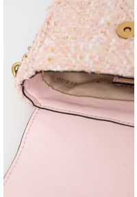 Guess torebka kolor różowy. Kolor: różowy. Rodzaj torebki: na ramię #5