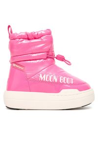 Śniegowce Moon Boot. Kolor: różowy