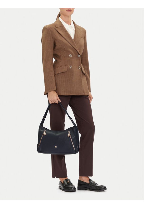 Beverly Hills Polo Club Torebka CEO-BHPC-C-003-08 Granatowy. Kolor: niebieski