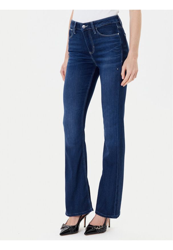 Guess Jeansy W5YA0L D0782 Niebieski Flare Fit. Kolor: niebieski