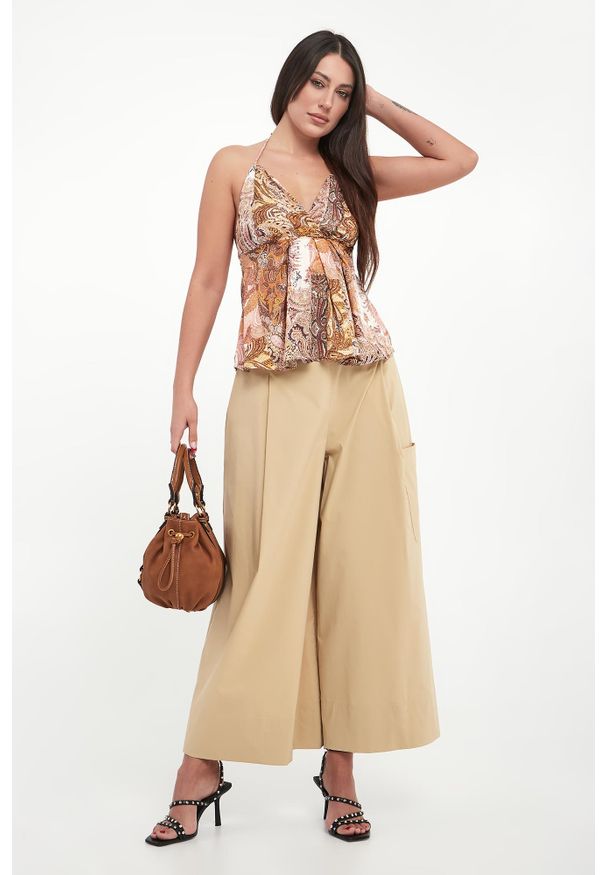 Liu Jo - Top damski ze wzorem paisley LIU JO. Wzór: paisley