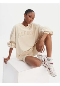 Reebok Bluza Reebok x Ewa Chodakowska RK25622CCW Beżowy Relaxed Fit. Kolor: beżowy. Materiał: syntetyk #2