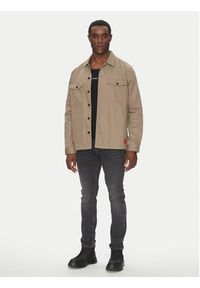 Hugo - HUGO Kurtka jeansowa Enalu 50468744 Brązowy Oversize. Kolor: brązowy. Materiał: bawełna #4