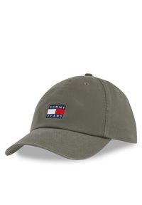 Tommy Jeans Czapka z daszkiem Tjm Heritage Cap AM0AM12020 Zielony. Kolor: zielony. Materiał: bawełna, materiał