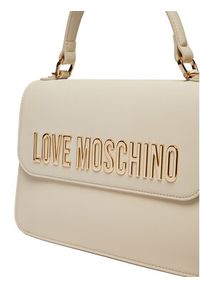 Love Moschino - LOVE MOSCHINO Torebka JC4032PP1MKD0110 Écru. Materiał: skórzane