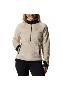 MOUNTAIN HARDWEAR - Damski sweter polarowy Mountain Hardwear Polartec High Loft. Kolor: beżowy. Materiał: polar. Sezon: zima. Sport: narciarstwo #1