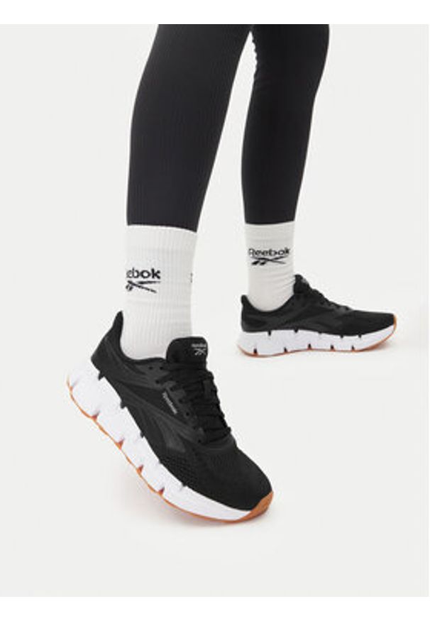 Reebok Buty do biegania EO-ZIG DYNAMICA 6 100225495 Czarny. Kolor: czarny. Materiał: materiał