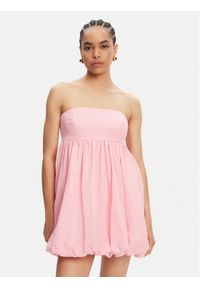 BARDOT Sukienka letnia 60006DB Różowy Regular Fit. Kolor: różowy. Sezon: lato