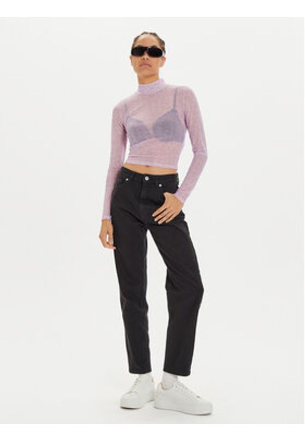 Hugo Jeansy Noe_B 50520595 Czarny Boyfriend Fit. Kolor: czarny