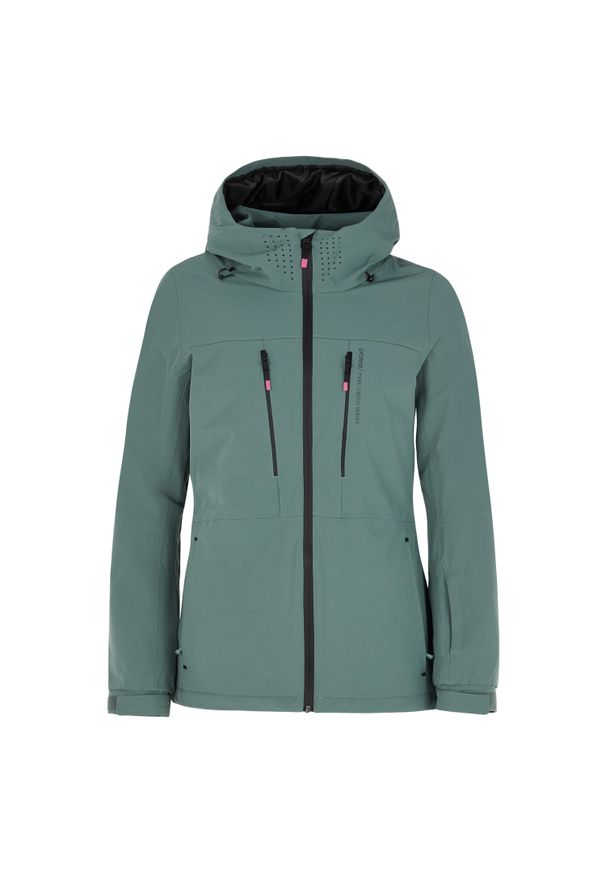 Damska kurtka narciarska Protest Beverly. Kolor: zielony. Sezon: zima. Sport: narciarstwo