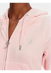 Juicy Couture Bluza Madison JCWA122001 Różowy Slim Fit. Kolor: różowy. Materiał: syntetyk