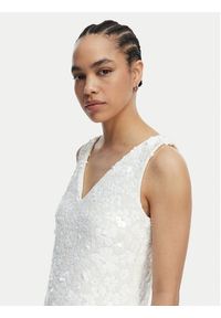 MICHAEL Michael Kors Sukienka koktajlowa MS6834YHHS Biały Regular Fit. Kolor: biały. Materiał: syntetyk. Styl: wizytowy #5