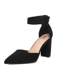 Jenny - JENNY Czółenka CEO-LH230312-5 Czarny. Kolor: czarny. Materiał: materiał #7