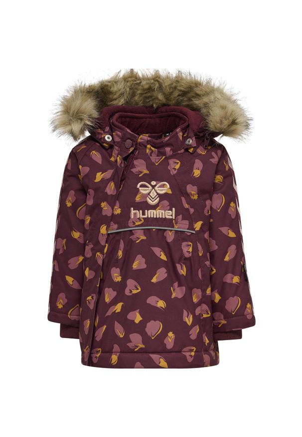 Kurtka przeciwdeszczowa z kapturem dla dziewczynki Hummel Jessie Tex. Typ kołnierza: kaptur. Kolor: czerwony