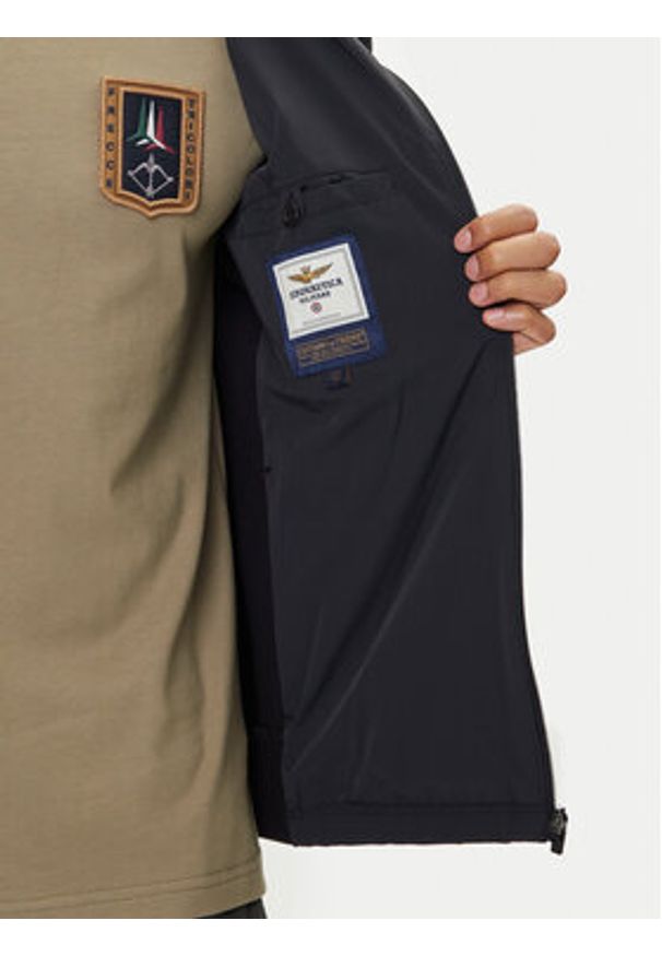 Aeronautica Militare Kurtka przejściowa 252AF0514UF00559 Czarny Regular Fit. Kolor: czarny. Materiał: syntetyk