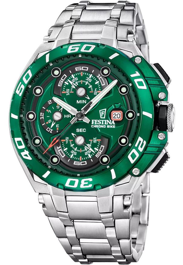 Zegarek Festina Zegarek męski Festina F20754-5 srebrny. Kolor: srebrny
