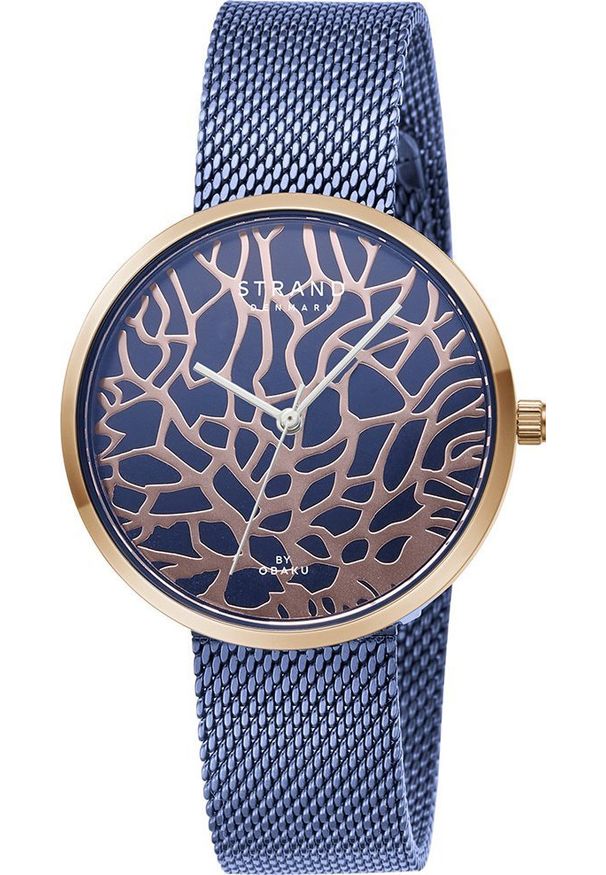 Zegarek Strand Zegarek damski Strand S700LXVLML-DTG niebieski. Kolor: niebieski