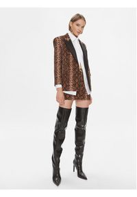 Pinko Marynarka Ginger 102481 A1EK Brązowy Regular Fit. Kolor: brązowy. Materiał: bawełna #2