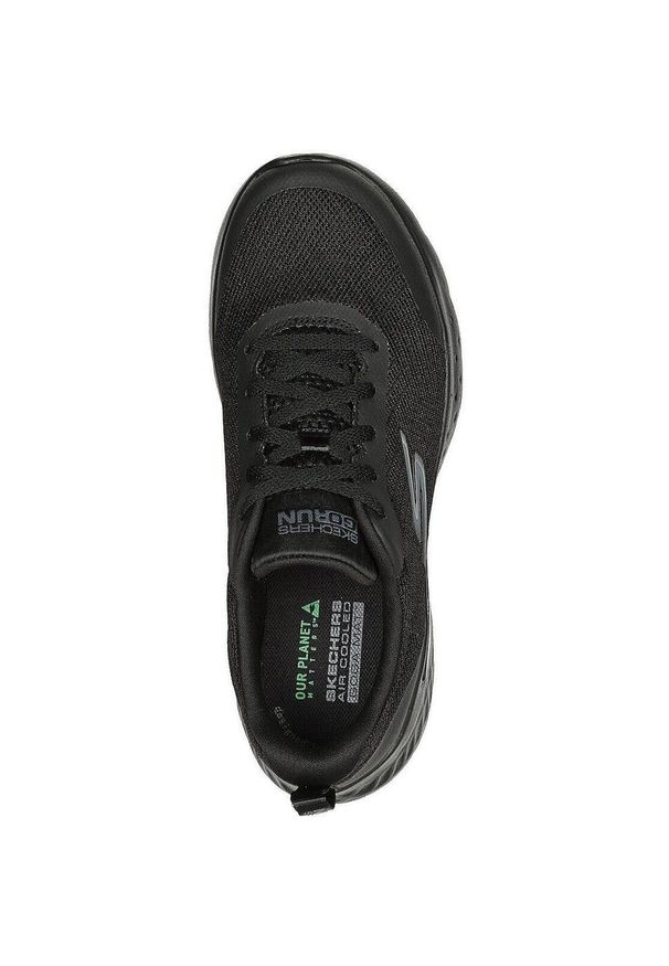 skechers - Adidasy Skechers Go Run Lite - Inerti, Kobiety. Kolor: czarny. Materiał: materiał. Sport: bieganie
