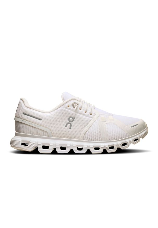On - ON Cloud 6 W White | White Sneakersy damskie. Kolor: biały