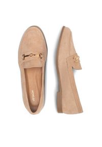 DeeZee Mokasyny WS270205-01 Beżowy. Kolor: beżowy. Materiał: materiał