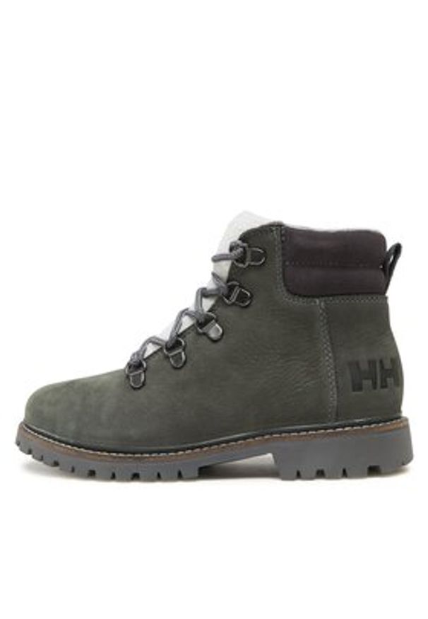 Helly Hansen Trapery Iselle 11744_609 Khaki. Kolor: brązowy. Materiał: skóra, nubuk