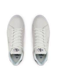 Calvin Klein Jeans Sneakersy YW0YW01457 Biały. Kolor: biały. Materiał: skóra #4