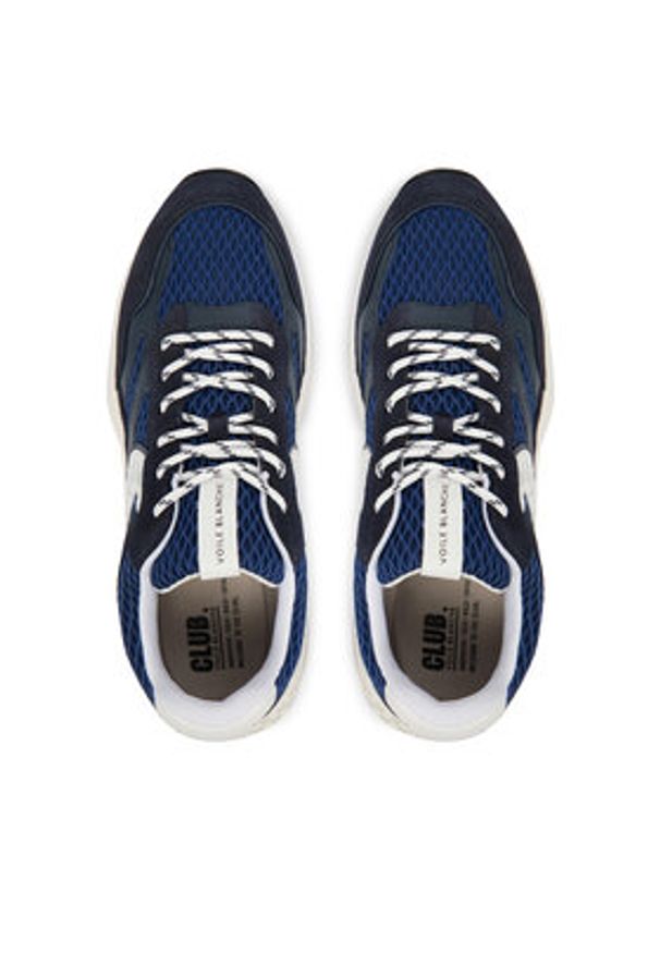 Voile Blanche Sneakersy 2019075-01 Granatowy. Kolor: niebieski. Materiał: zamsz, skóra