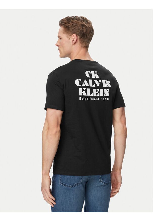 Calvin Klein Jeans T-Shirt Resort Graphic LV04RG802G Czarny Regular Fit. Kolor: czarny. Materiał: bawełna