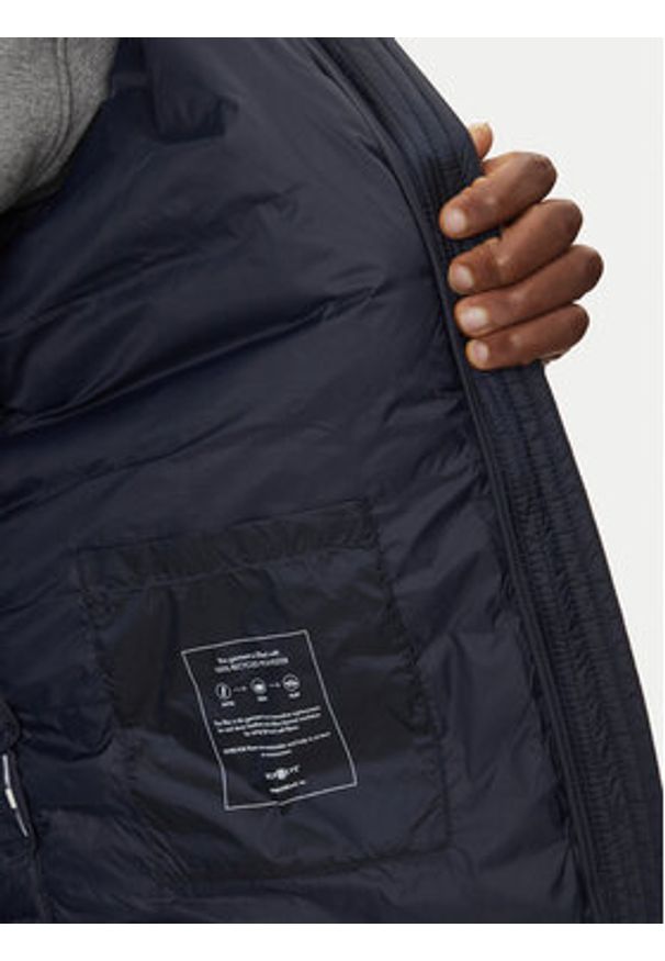 Guess Jeans Kurtka puchowa M5RL99 WHAB2 Granatowy Regular Fit. Kolor: niebieski. Materiał: syntetyk