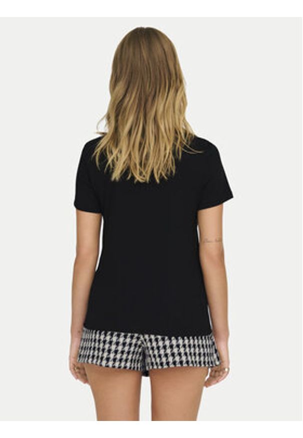 only - ONLY T-Shirt Kita 15332698 Czarny Regular Fit. Kolor: czarny. Materiał: bawełna