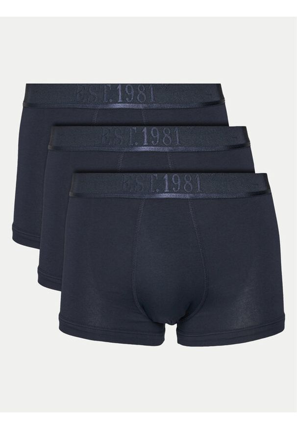 Emporio Armani Underwear Komplet 3 par bokserek EM000259 AF10780 MB139 Granatowy. Kolor: niebieski. Materiał: bawełna
