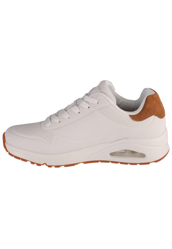 skechers - Adidasy Skechers Uno - Suited On Air, Mężczyźni. Kolor: biały. Materiał: syntetyk, materiał