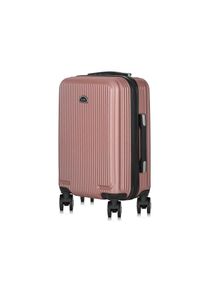 Ochnik - Komplet walizek na kółkach 19"/24"/28". Kolor: różowy. Materiał: guma, poliester, materiał, kauczuk #7