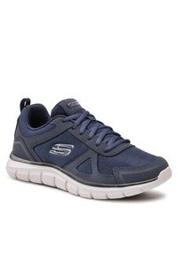 skechers - Skechers Sneakersy Scloric 52631/NVY Granatowy. Kolor: niebieski. Materiał: materiał