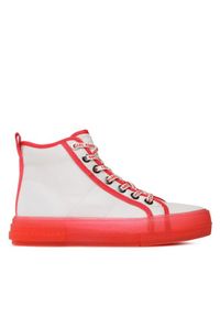 MICHAEL Michael Kors Trampki Evy High Top 43S3EYFE5D Biały. Kolor: biały. Materiał: materiał