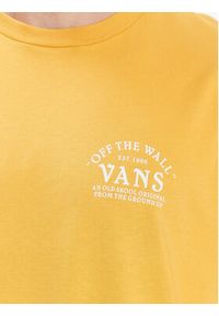 Vans T-Shirt Ground Up VN0006DF Żółty Regular Fit. Kolor: żółty. Materiał: bawełna #4