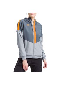 ERIMA - Damska kurtka z kapturem Erima Tracktop Squad. Typ kołnierza: kaptur. Kolor: szary