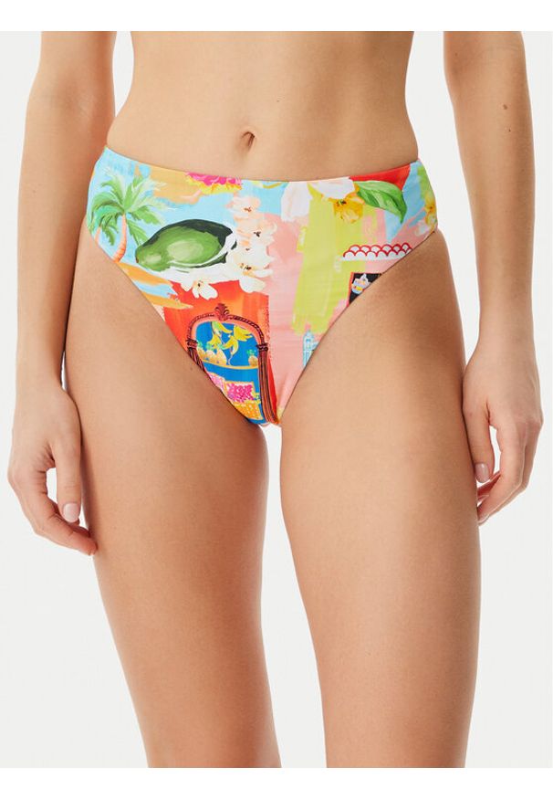 Seafolly Dół od bikini Cuba 40609-231 Kolorowy. Materiał: syntetyk. Wzór: kolorowy