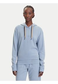 BOSS Bluza CP Stripe 50524760 Błękitny Regular Fit. Kolor: niebieski. Materiał: bawełna