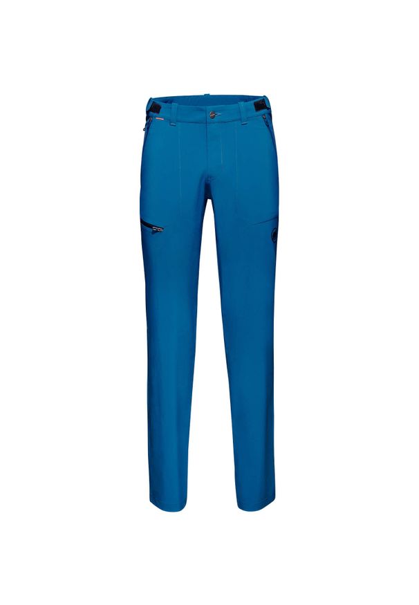 Spodnie męskie Mammut Runbold Pants. Kolor: niebieski