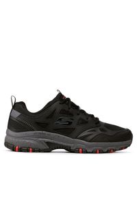 skechers - Skechers Półbuty Hillcrest 237265/BKCC Czarny. Kolor: czarny. Materiał: materiał