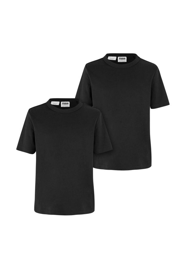 Urban Classics - T-shirt Dla Chłopca Ekologiczny Basic 2pak. Kolor: czarny. Sport: turystyka piesza