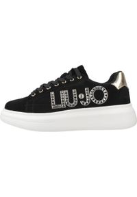 Liu Jo - Kapcie LIU-JO BABOL 01 Czarny. Kolor: czarny. Materiał: syntetyk, tkanina, skóra. Styl: sportowy