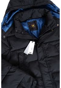 Lee - LEE PUFFER JACKET MĘSKA KURTKA ZIMOWA LOGO L87XUM01. Materiał: jeans, puch. Sezon: zima #6